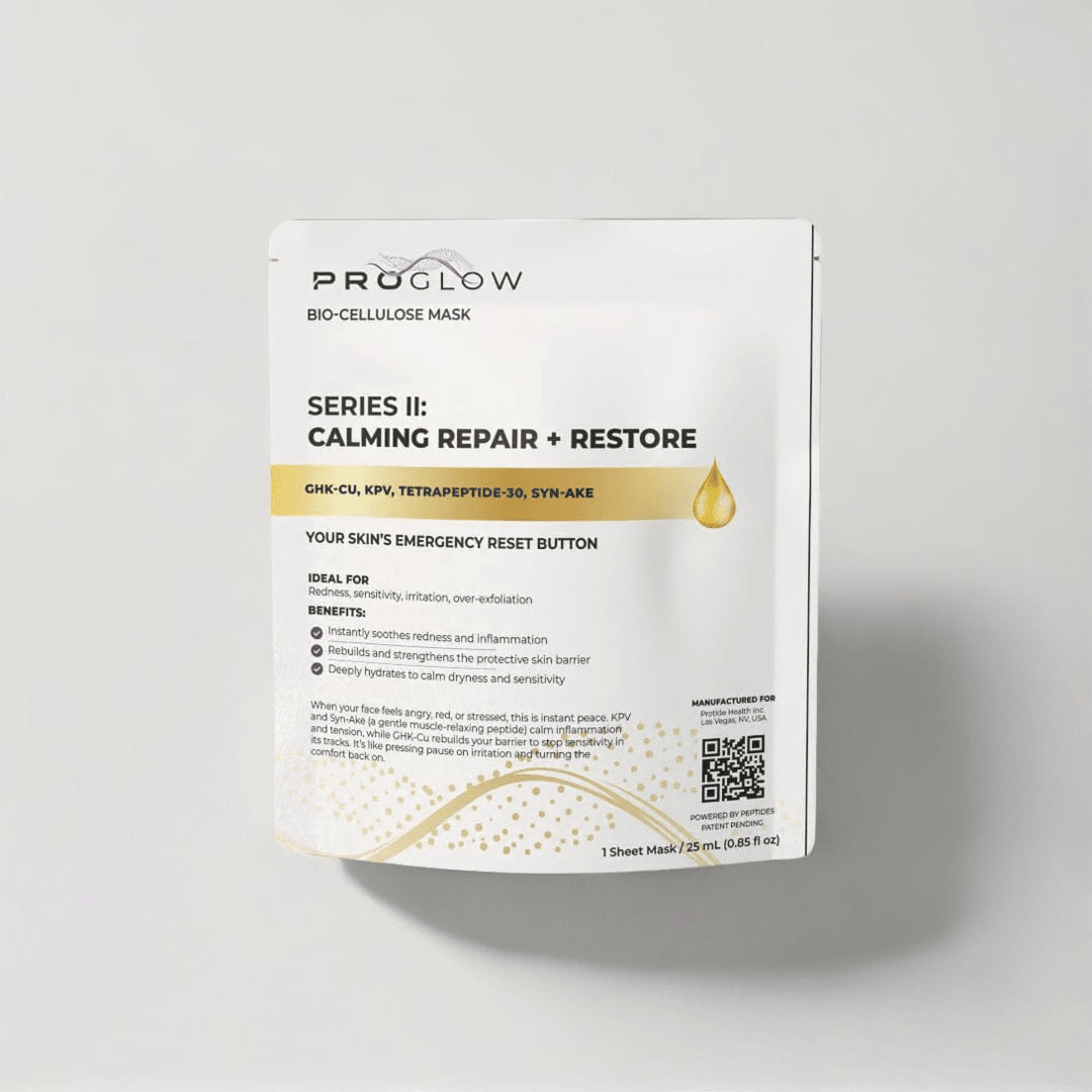 Calming Peptide Face Mask for Redness - KPV Anti - Inflammatory - ProGlowLabs