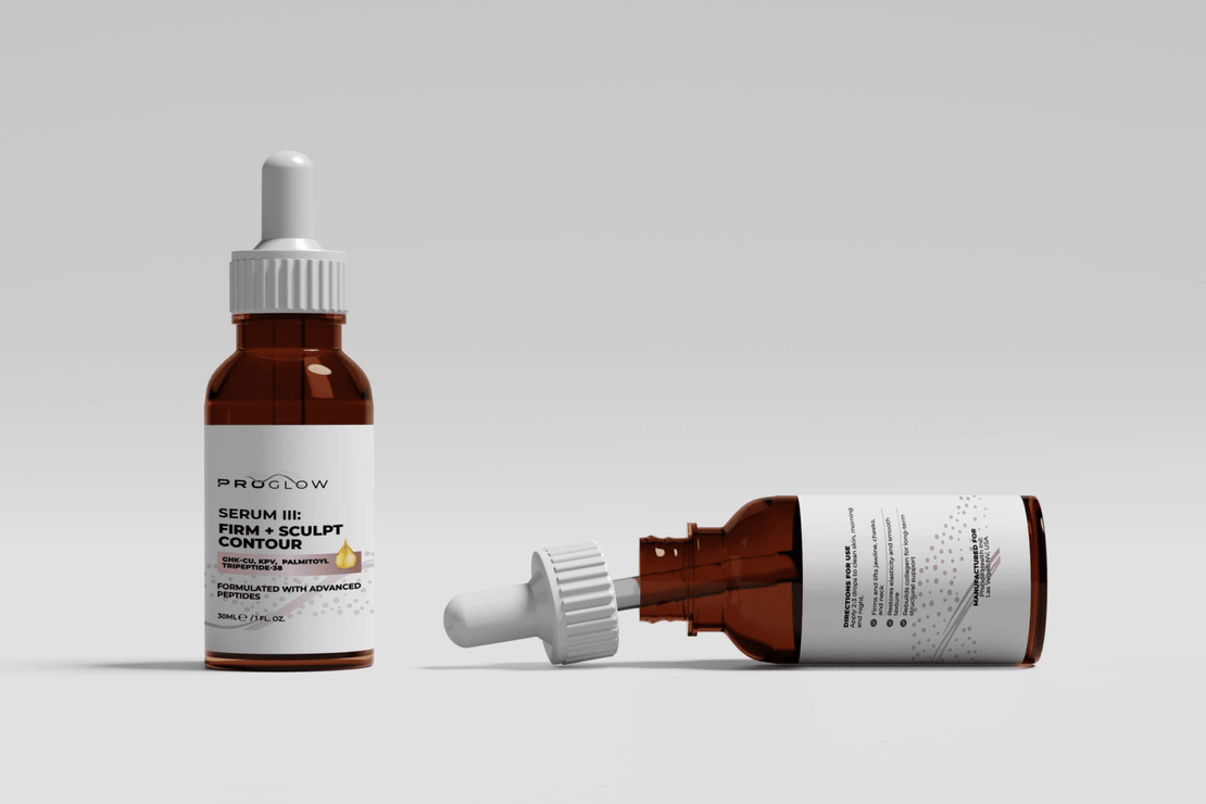 Copper Peptide Face Serum - Firming & Sculpting with GHK - Cu - ProGlowLabs